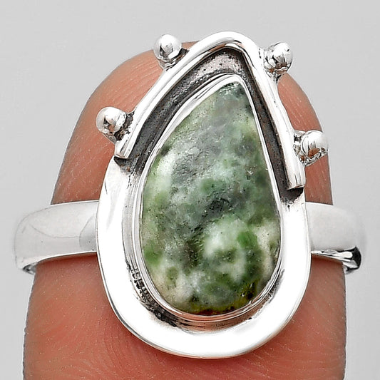 Natural Dioptase Ring size-8 R-1513 SDR187661