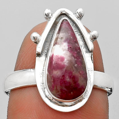 Natural Tourmaline Quartz Ring size-8 R-1513 SDR187665