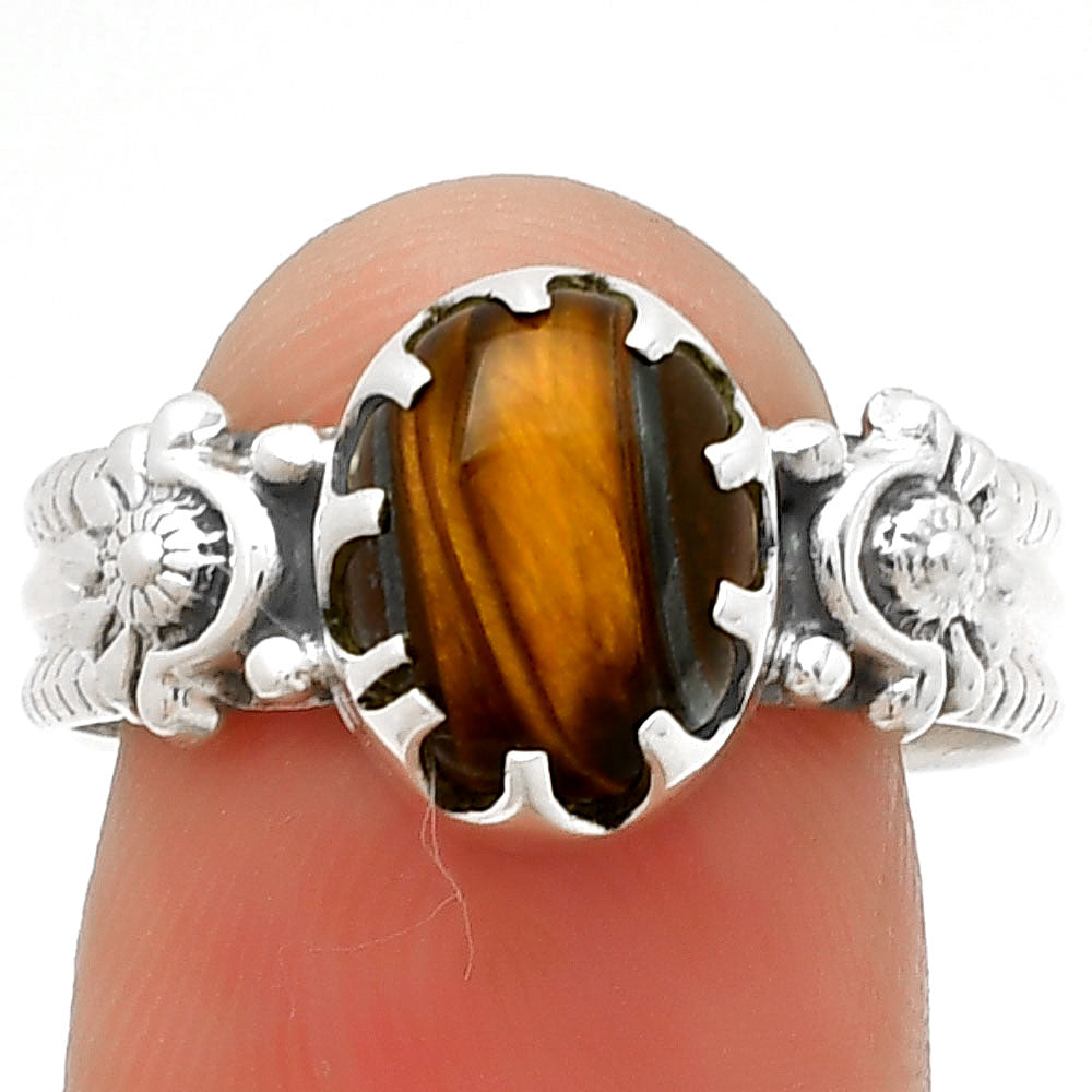 Natural Tiger Eye - Africa Ring size-9 R-1210 SDR188297
