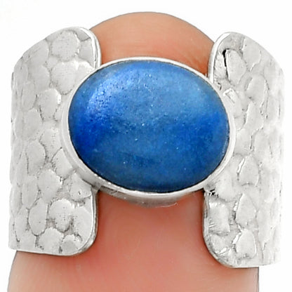 Natural Dumortierite Quartz Ring size-7 R-1450 SDR188348