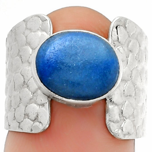 Natural Dumortierite Quartz Ring size-7 R-1450 SDR188348