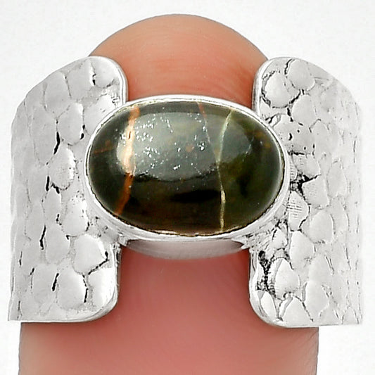 Natural Turkish Rainforest Chrysocolla Ring size-9 R-1450 SDR188353