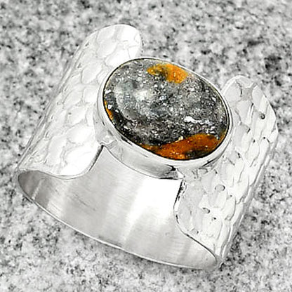 Natural Indian Blanket Jasper Ring size-8 R-1450 SDR188360