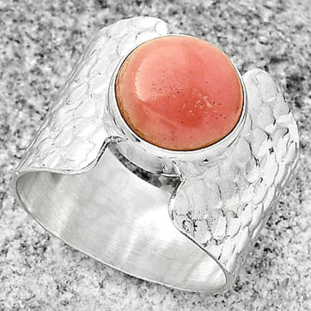 Natural Rhodochrosite Argentina Ring size-8 R-1450 SDR188366