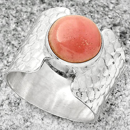 Natural Rhodochrosite Argentina Ring size-8 R-1450 SDR188366