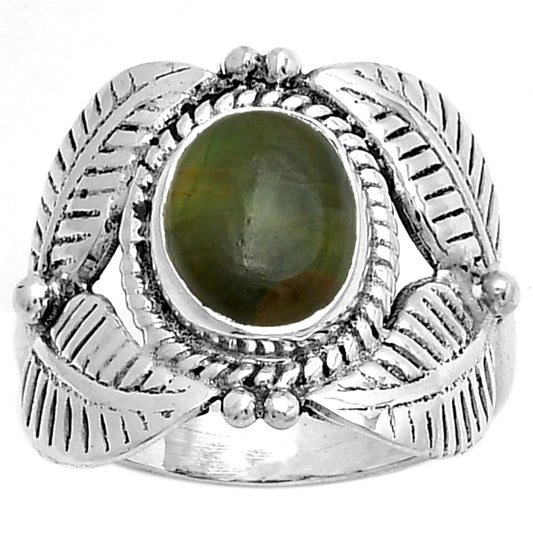 Southwest Design Turkish Rainforest Chrysocolla Ring size-9 R-1387 SDR188449