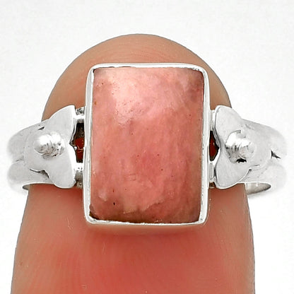 Natural Pink Tulip Quartz Ring size-7 R-1509 SDR188469