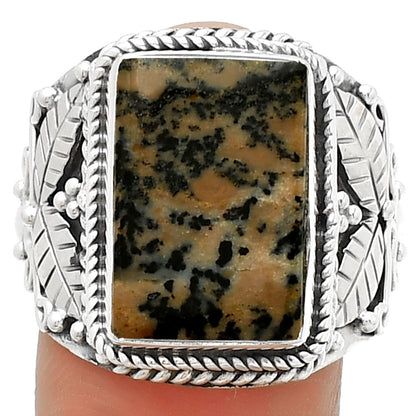 Southwest Design Russian Honey Dendrite Opal Ring size-8.5 R-1387 SDR188567