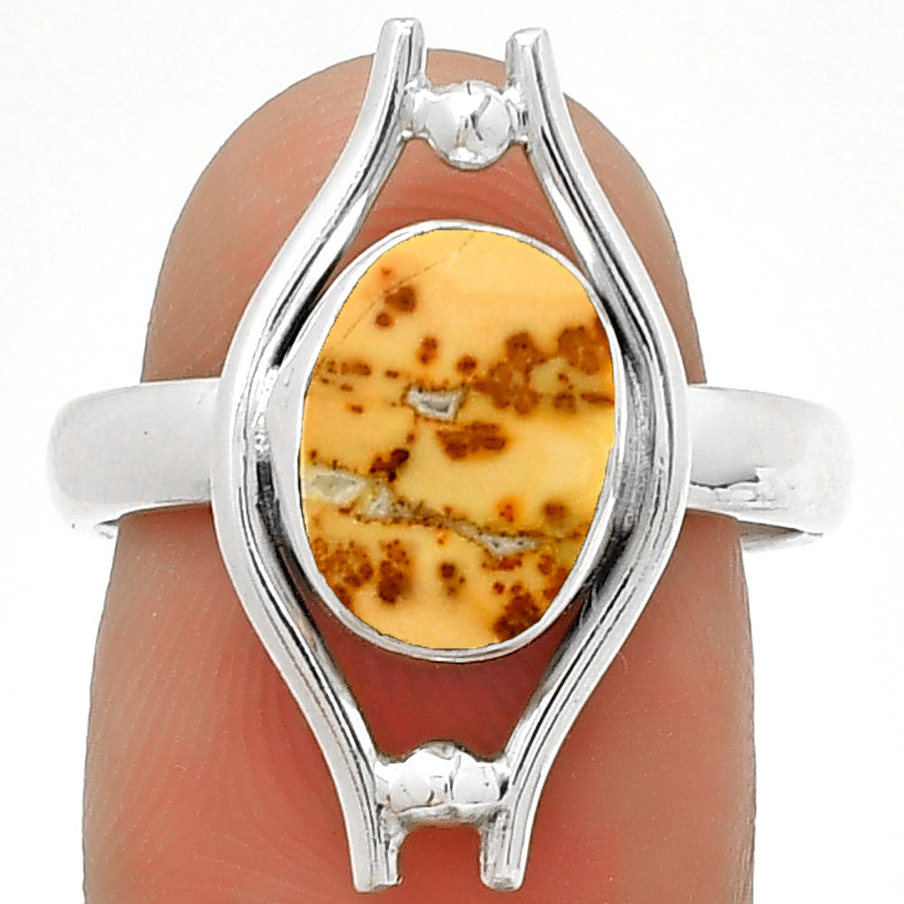 Natural Maligano Jasper - Indonesia Ring size-8 R-1663 SDR188604