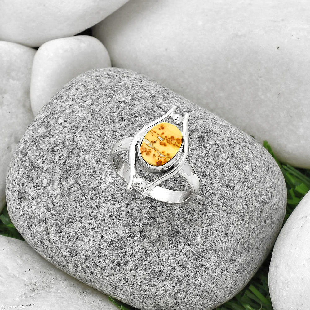 Natural Maligano Jasper - Indonesia Ring size-8 R-1663 SDR188604