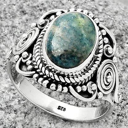 Natural Blue Scheelite - Turkey Ring size-8 R-1291 SDR188717