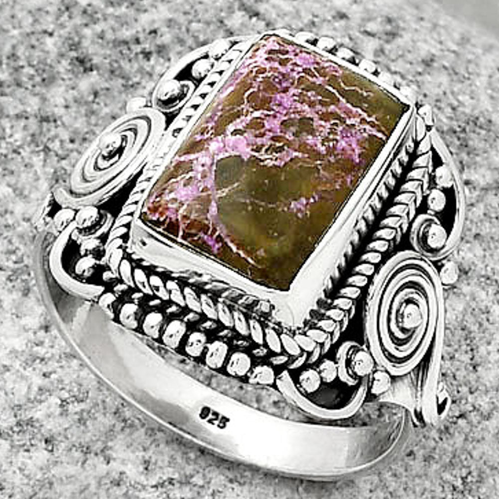 Natural Purpurite - South Africa Ring size-8.5 R-1291 SDR188727