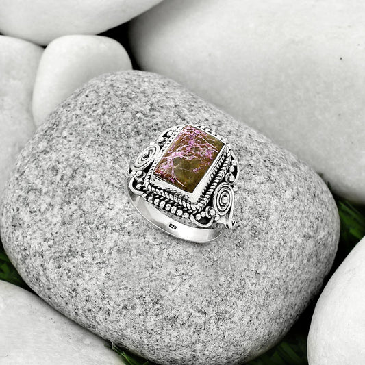 Natural Purpurite - South Africa Ring size-8.5 R-1291 SDR188727