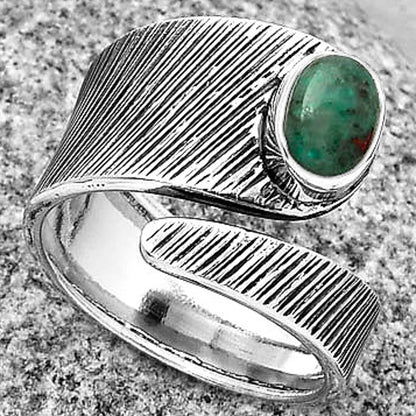 Adjustable - Sonora Sunrise - Cuprite Blood Ring size-8.5 R-1374 SDR188761