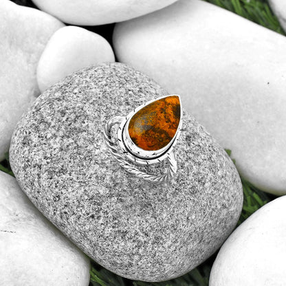 Natural Outback Jasper Ring size-8 R-1011 SDR188789