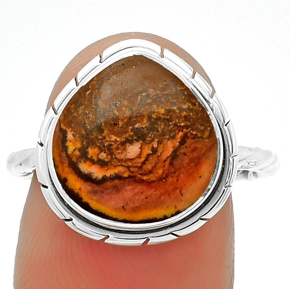 Natural Outback Jasper Ring size-8 R-1011 SDR188806