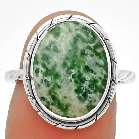 Natural Dioptase Ring size-7 R-1011 SDR188822