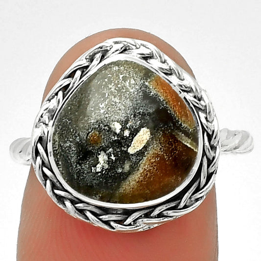 Natural Tabu Jasper Ring size-7 R-1142 SDR188972