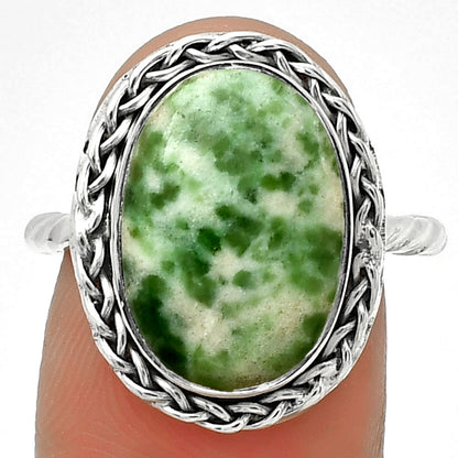 Natural Dioptase Ring size-7 R-1142 SDR188994