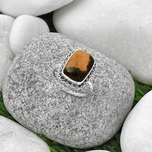 Natural Outback Jasper Ring size-8 R-1142 SDR189043