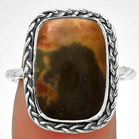 Natural Outback Jasper Ring size-8 R-1142 SDR189077