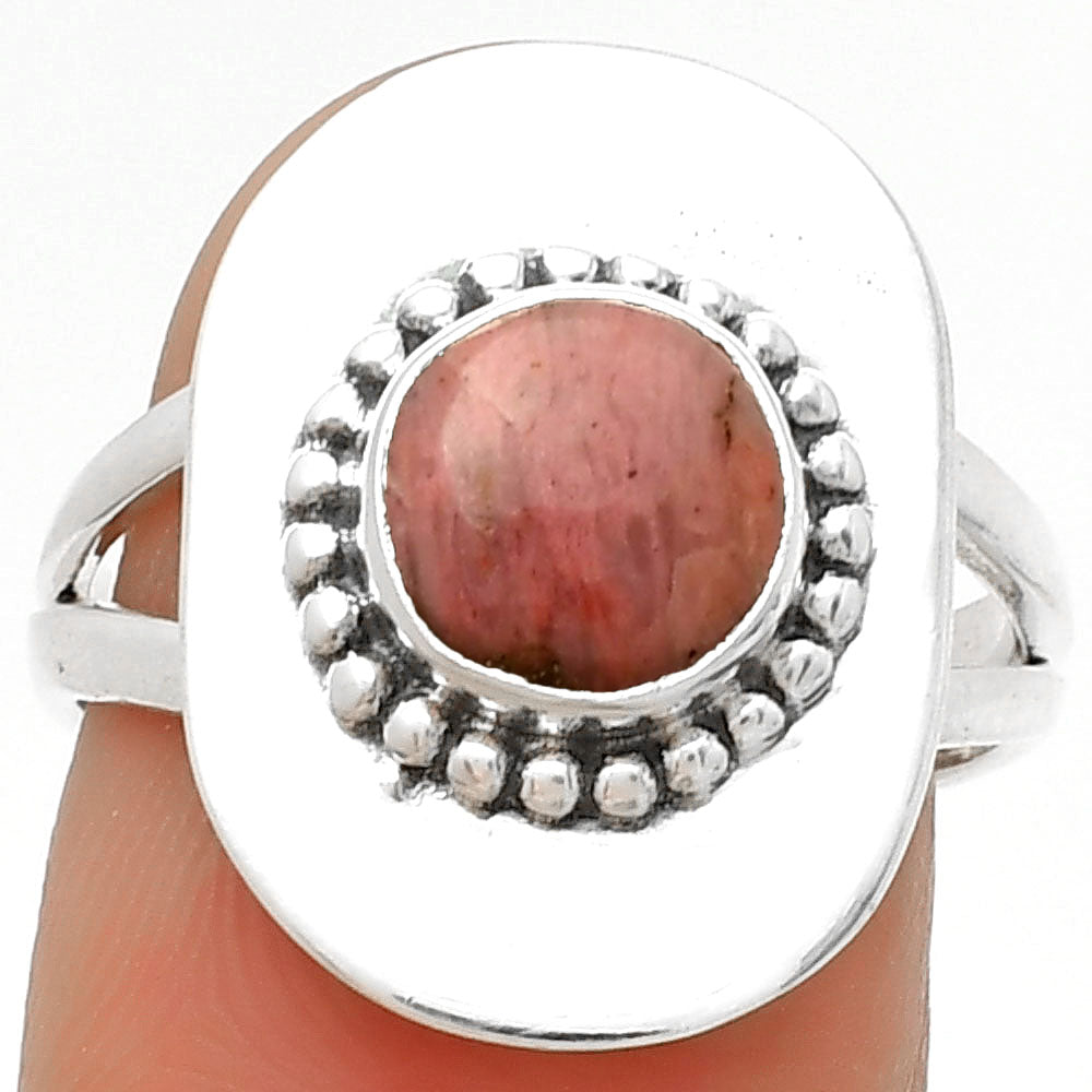 Natural Pink Tulip Quartz Ring size-7 R-1458 SDR189127