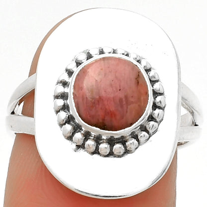 Natural Pink Tulip Quartz Ring size-7 R-1458 SDR189127