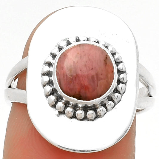 Natural Pink Tulip Quartz Ring size-7 R-1458 SDR189127