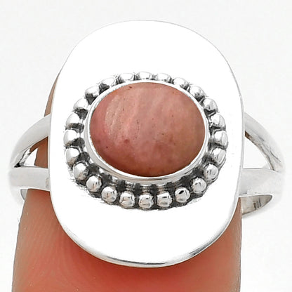 Natural Pink Tulip Quartz Ring size-8.5 R-1458 SDR189132