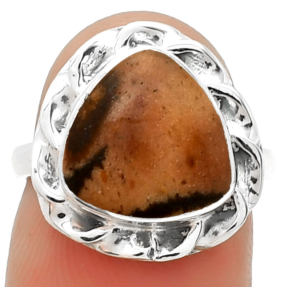 Natural Outback Jasper Ring size-6 R-1083 SDR189222