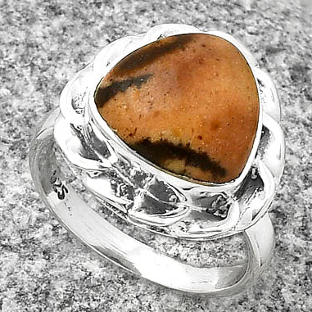 Natural Outback Jasper Ring size-6 R-1083 SDR189222