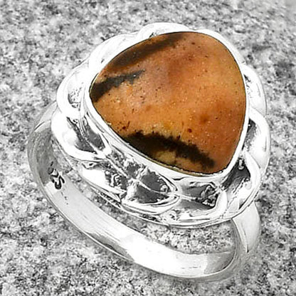 Natural Outback Jasper Ring size-6 R-1083 SDR189222