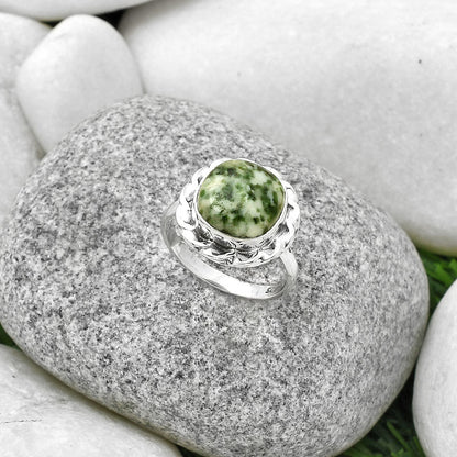 Natural Dioptase Ring size-8 R-1083 SDR189234