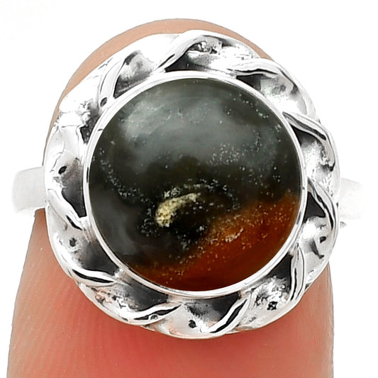 Natural Tabu Jasper Ring size-6 R-1083 SDR189264