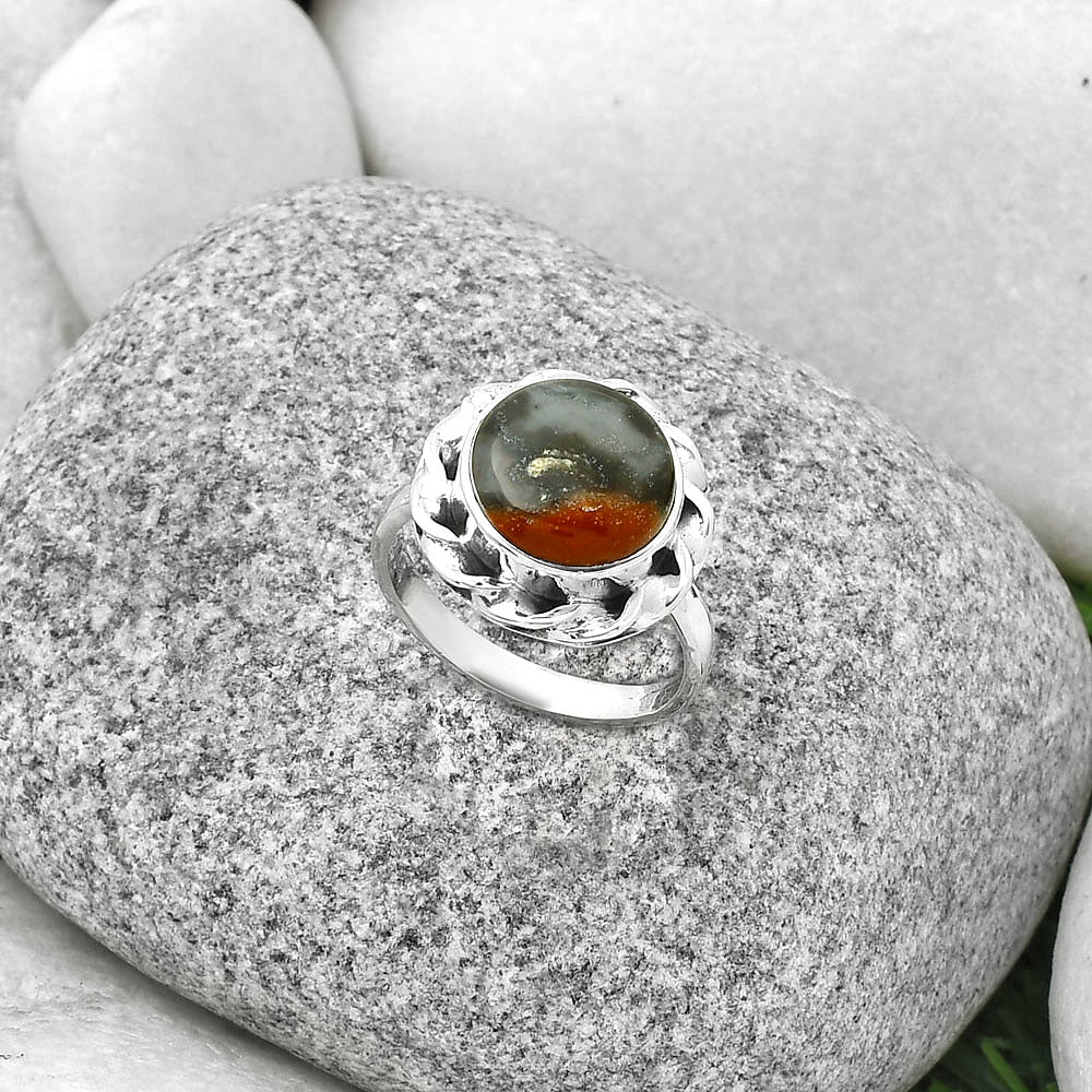 Natural Tabu Jasper Ring size-6 R-1083 SDR189264