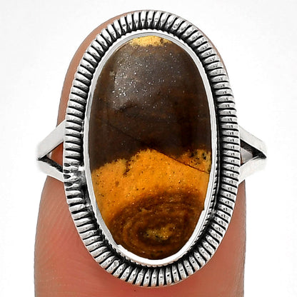 Natural Outback Jasper Ring size-7 R-1208 SDR189357
