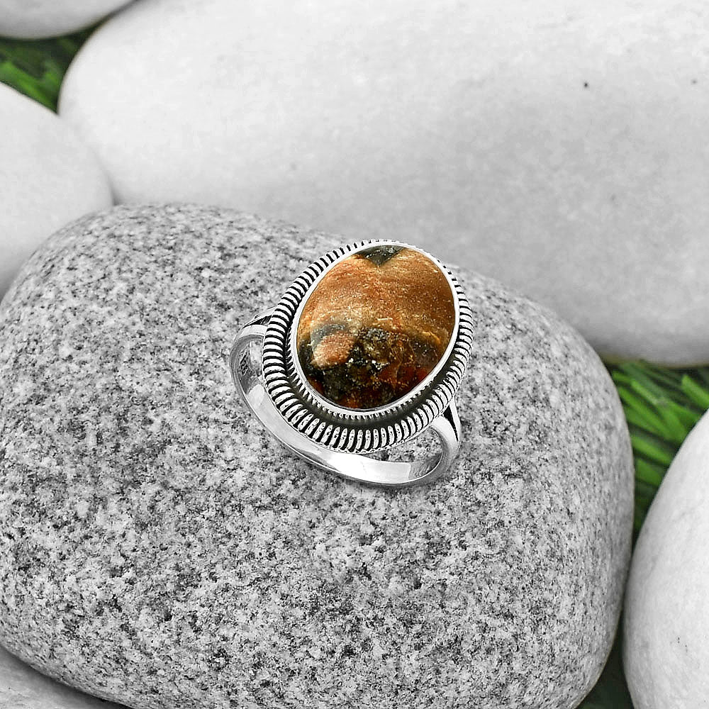 Natural Tabu Jasper Ring size-9 R-1208 SDR189363