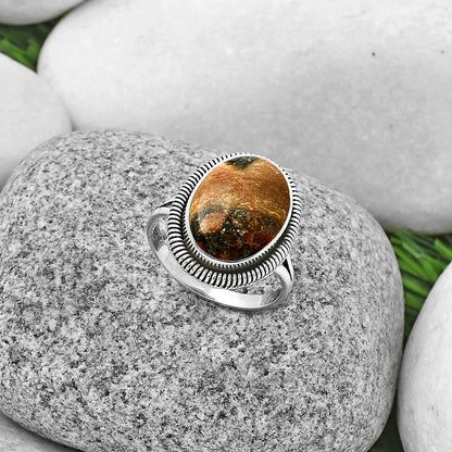 Natural Tabu Jasper Ring size-9 R-1208 SDR189363