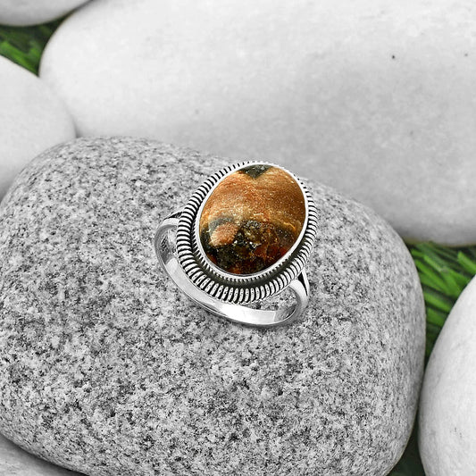 Natural Tabu Jasper Ring size-9 R-1208 SDR189363