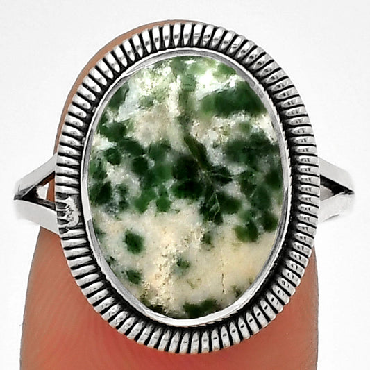 Natural Dioptase Ring size-8 R-1208 SDR189388