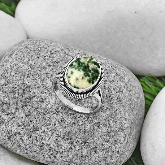 Natural Dioptase Ring size-8 R-1208 SDR189388