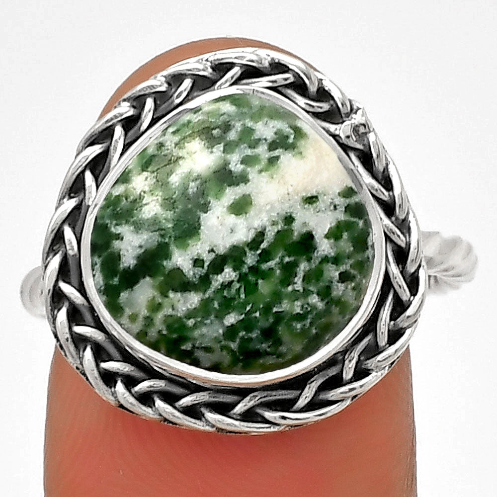 Natural Dioptase Ring size-7 R-1142 SDR189448