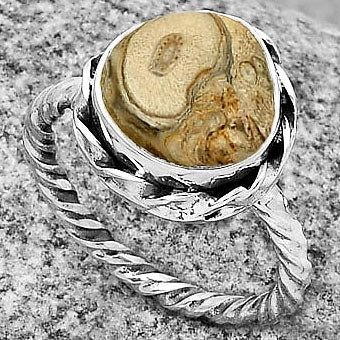 Natural Rock Calcy Ring size-7 R-1083 SDR189458