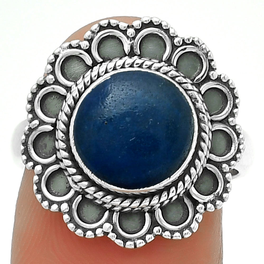 Natural Blue Quartz Ring size-7 R-1256 SDR189661