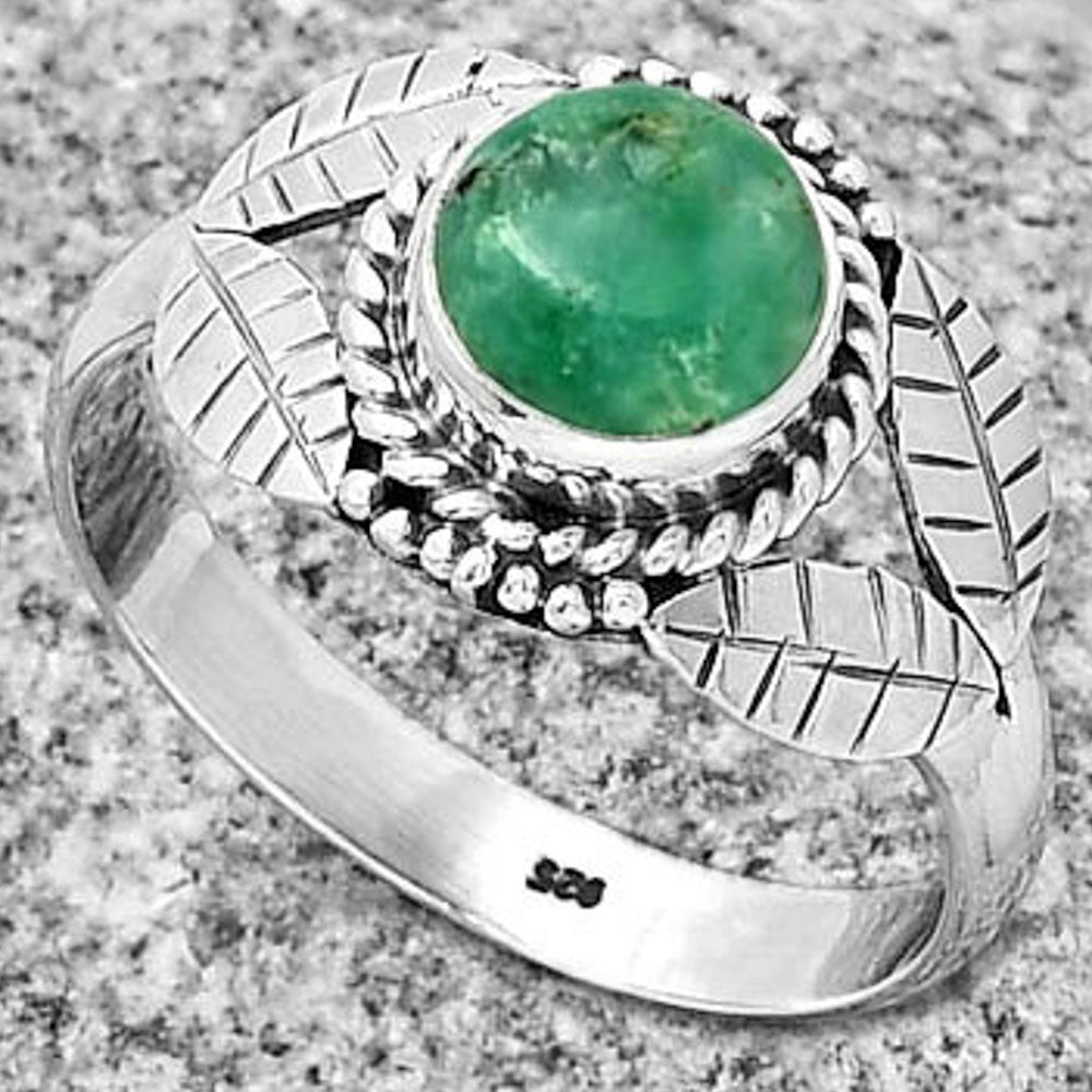 Natural Larsonite Jasper Ring size-8.5 R-1387 SDR190045