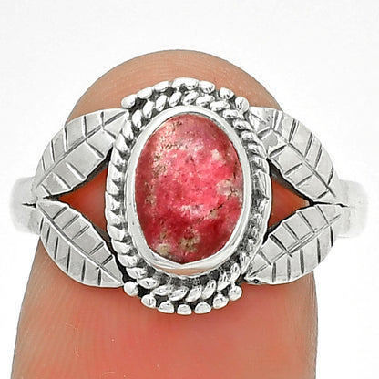 Natural Pink Thulite - Norway Ring size-8.5 R-1387 SDR190076