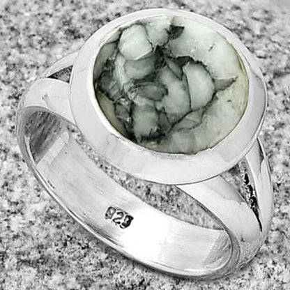 Natural Pinolith Stone Ring size-7 R-1005 SDR190237