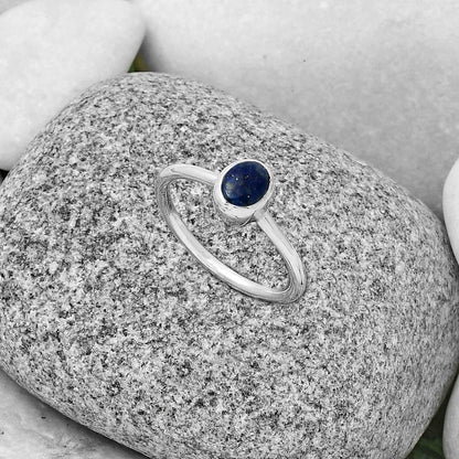 Natural Lapis Lazuli - Afghanistan Ring size-8.5 R-1004 SDR190461