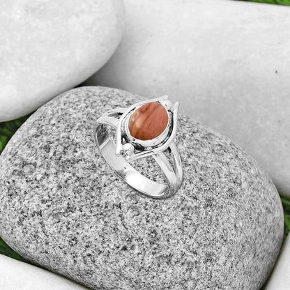 Natural Pink Tulip Quartz Ring size-9 R-1663 SDR190756