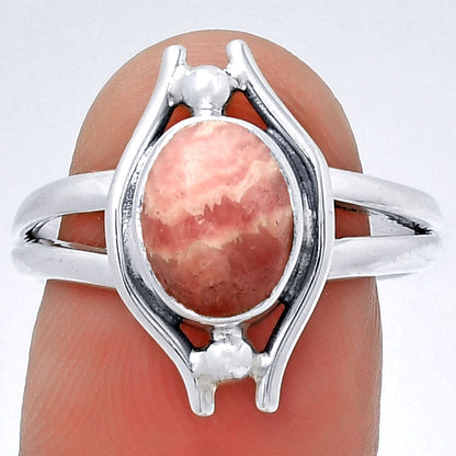 Natural Rhodochrosite Argentina Ring size-8 R-1663 SDR190768